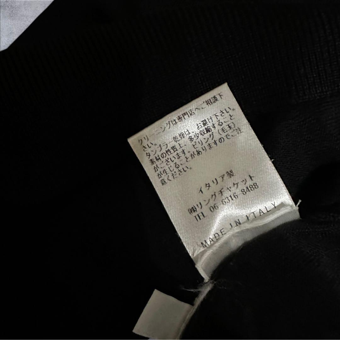 【美品】RING JACKET Napoli タートルネックニット ブラック