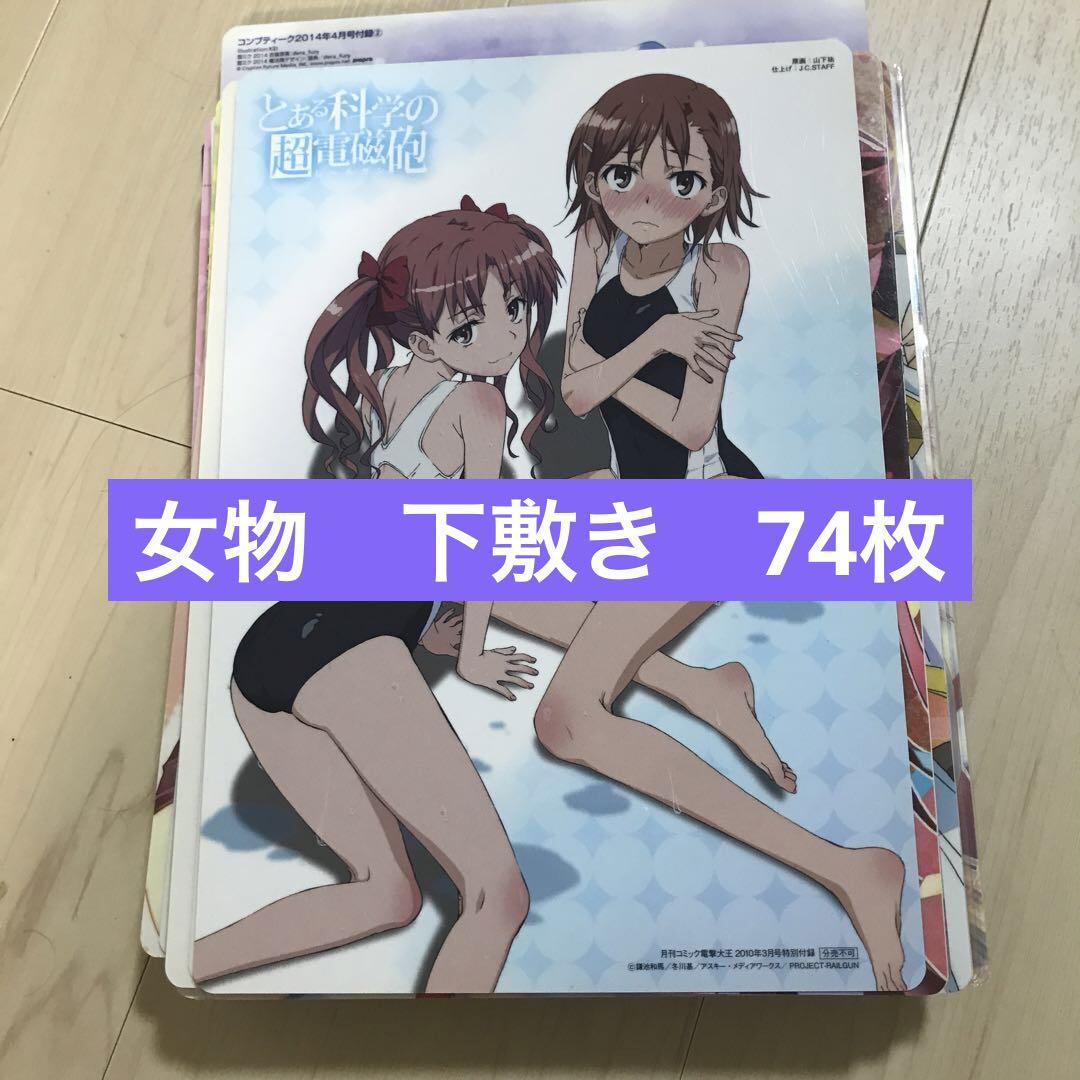 ⓶女物　下敷き　74枚