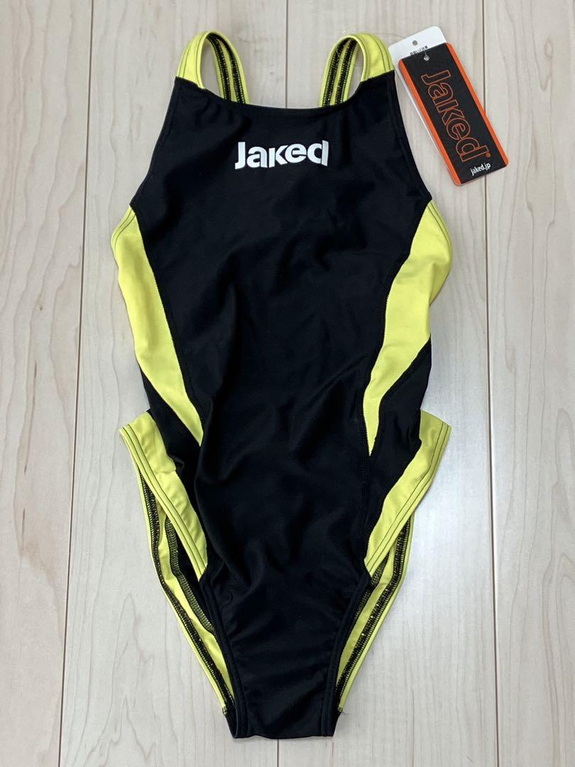 黄色い競泳水着 JAKED 競泳水着 イエロー Mサイズ 未使用タグ付保管品 ジャケッド