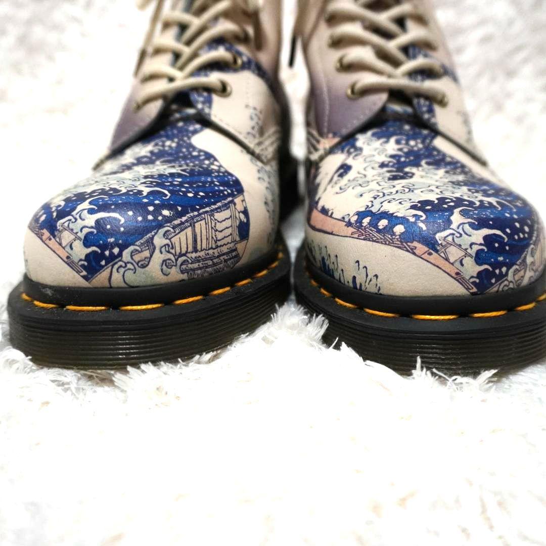美品】ドクターマーチン 1460 THE MET 葛飾北斎 神奈川沖浪裏