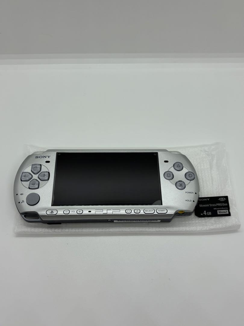 【新品同様】psp 3000 ミスティックシルバー 本体 付属品完備 画像3
