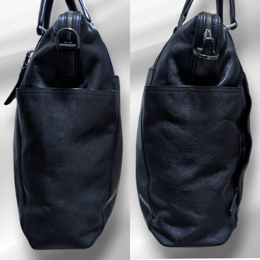 【高級/オールレザー/2way】TUMI トゥミ ショルダー ビジネスバッグ 黒