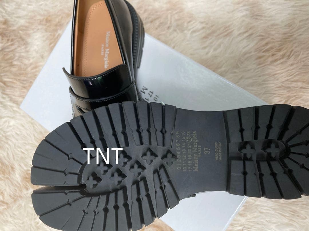 Maison Margiela Tabi ローファー ブラック 37 Maison Margiela Tabi ローファー ブラック 37