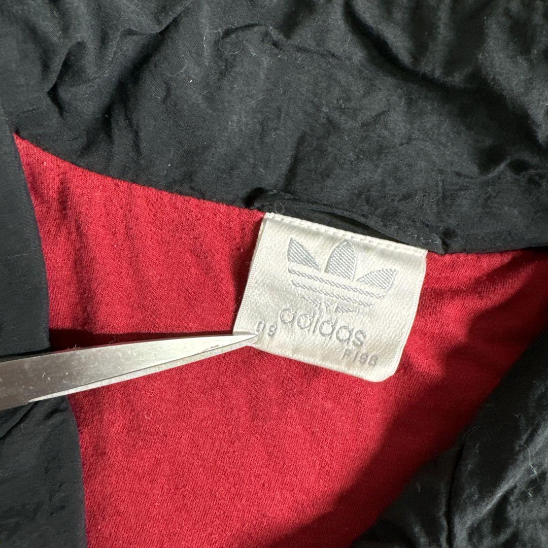 人気沸騰ブラドン 90s 希少】adidas トラックジャケット XL ブラック トリコロール トップス
