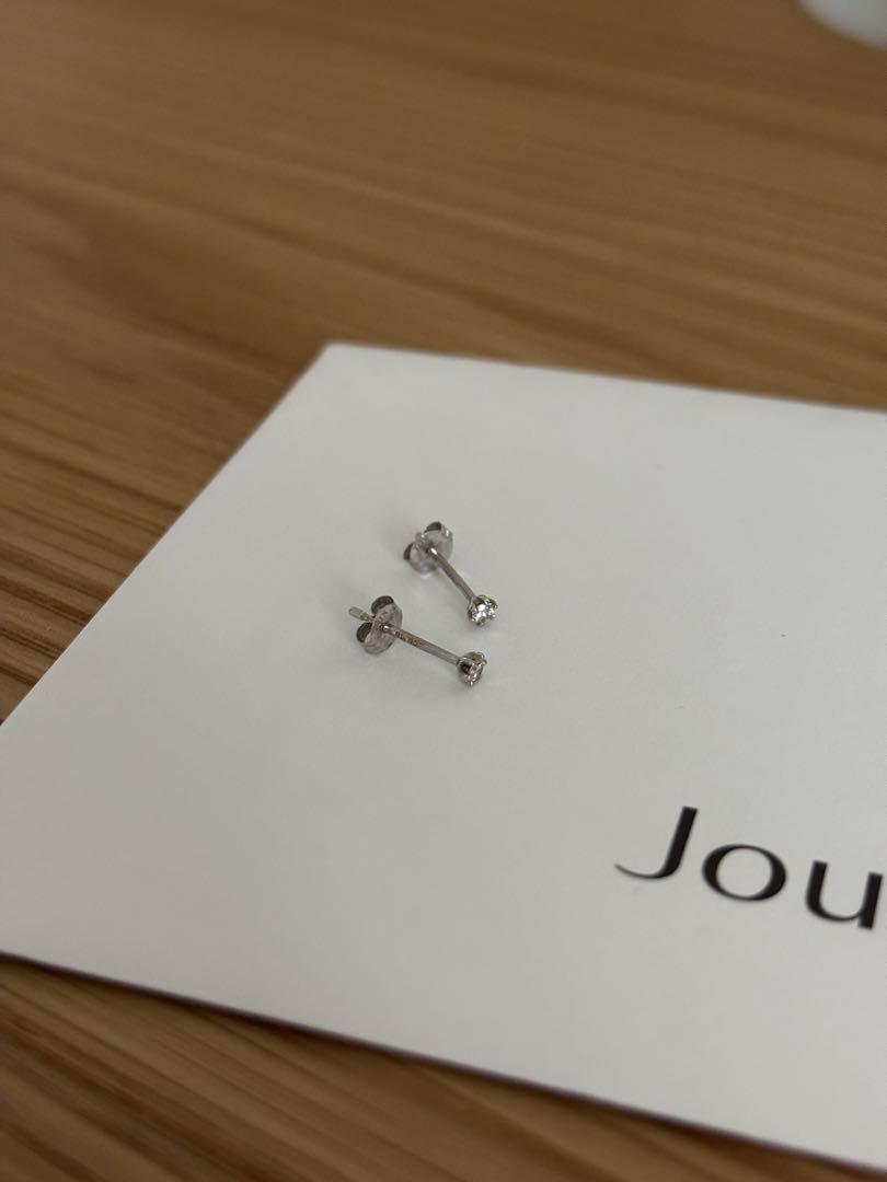 極美品】Jouete K10WG ダイヤモンド ピアス - メルカリ