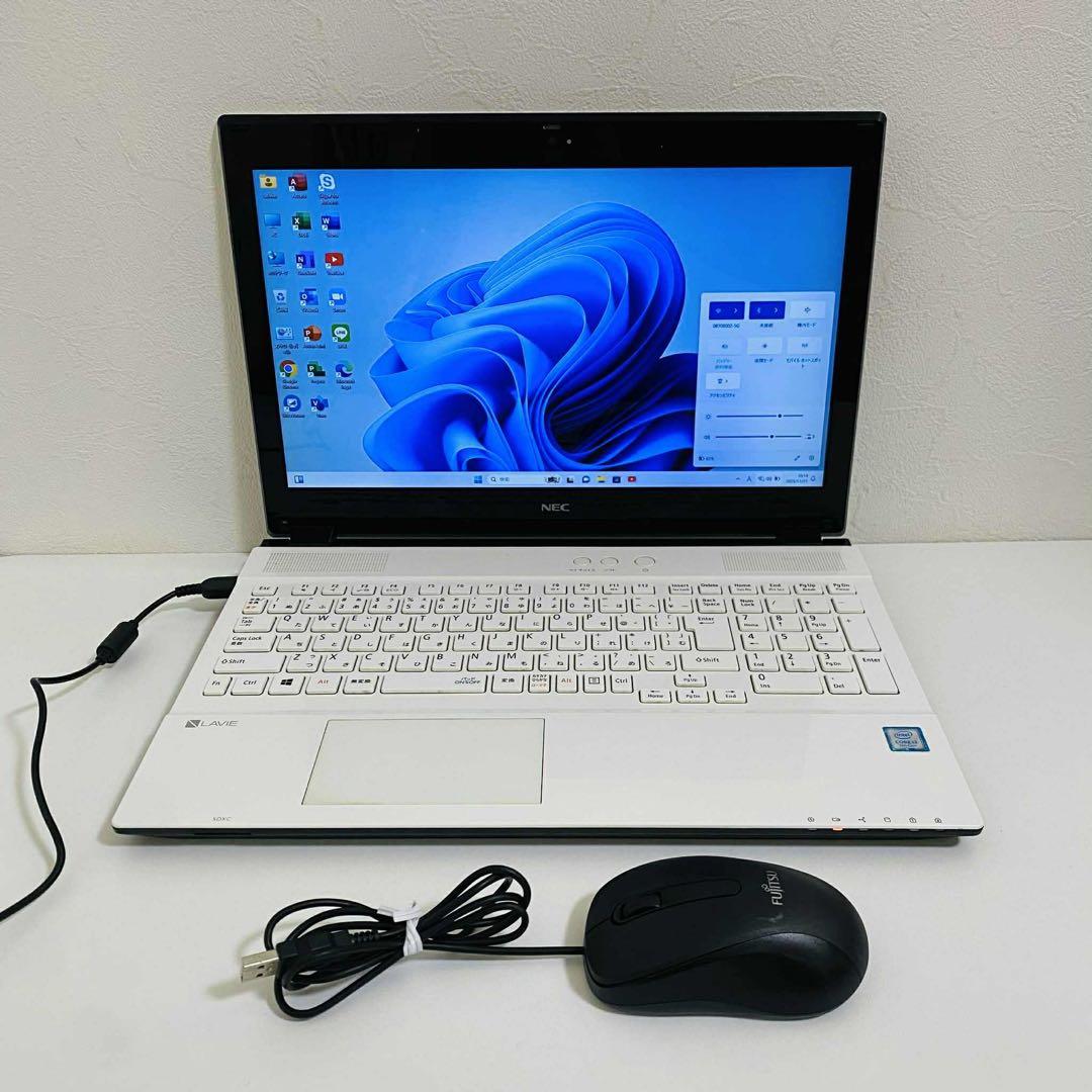 Y931 NECノートパソコンSSD第7世代 WEBカメラ Windows11