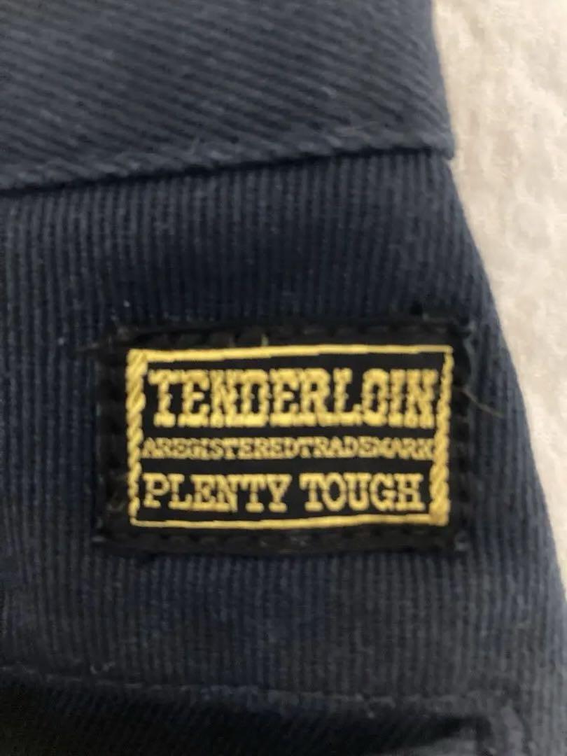 最値下げ極美品テンダーロインTENDERLOIN ストレートボトムスXSネイビー