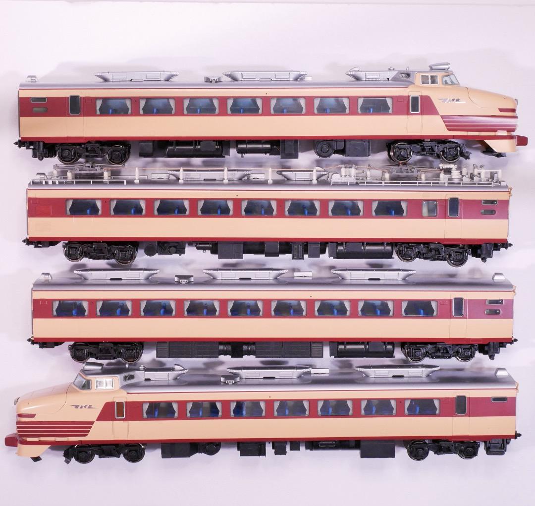 週末限定ンセール TOMIX HO-022 国鉄485系特急電車 初期型 4両セット 中古品 鉄道模型