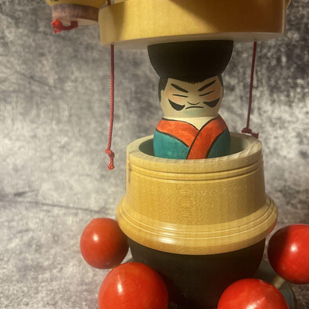 ⑤ 江戸独楽　民藝　福島保先生作　こま　工芸品　japan crafts top ⑤ 江戸独楽 民藝 福島保先生作 こま 工芸品 japan crafts top