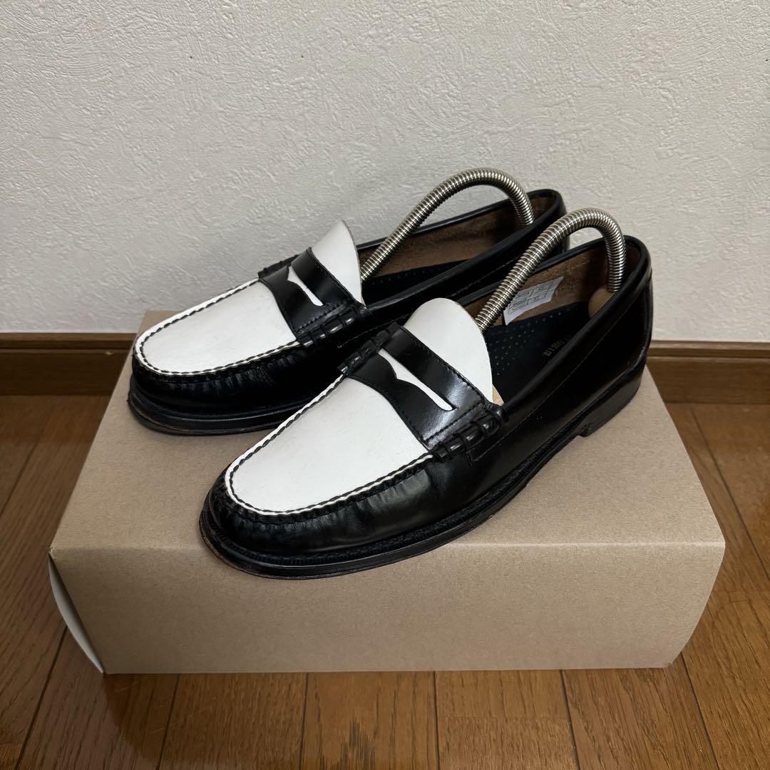 G.H bass ツートーン　ローファー　モーガン蔵人 G.H.BASS - g.h.bass larson ローファーモーガン蔵人 着用 付属