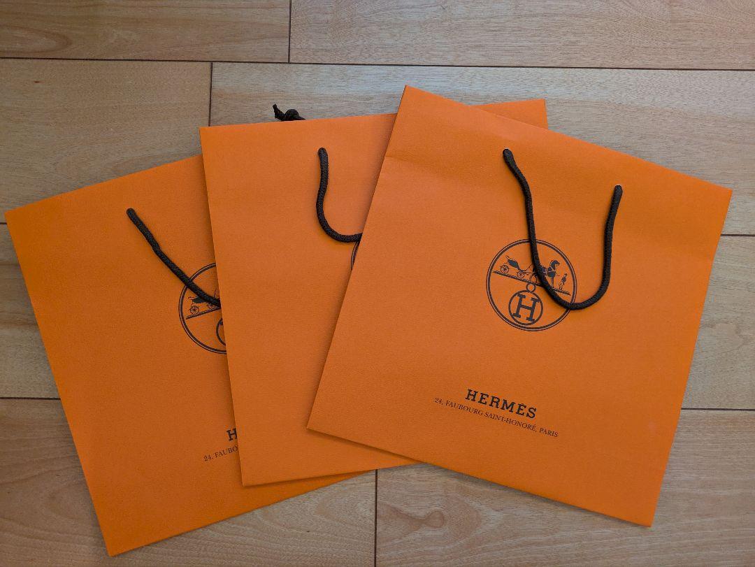 HERMES ショッパー 3種類7枚セット