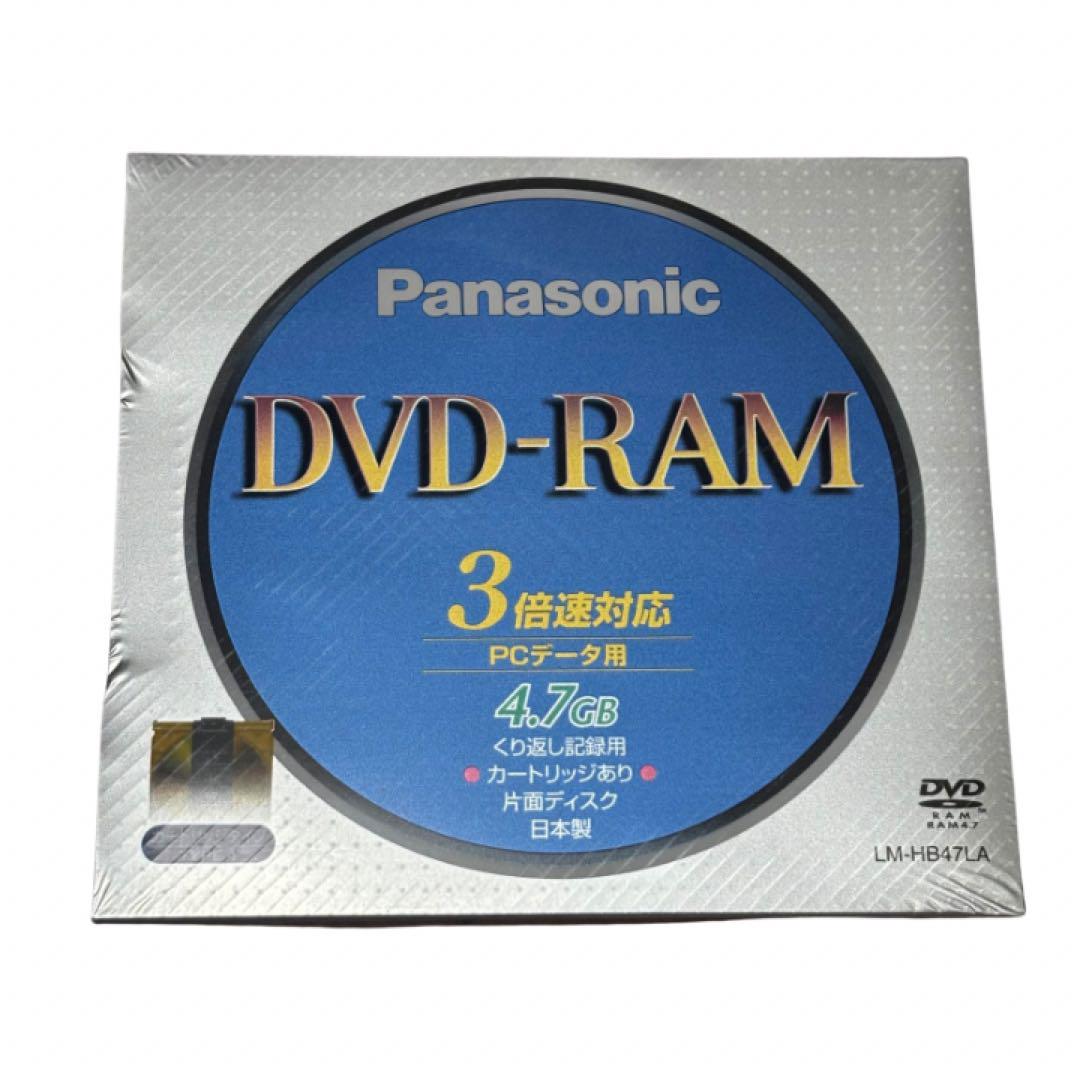 未使用　Panasonic DVD-RAMディスク　LM-HB47LA ×5枚