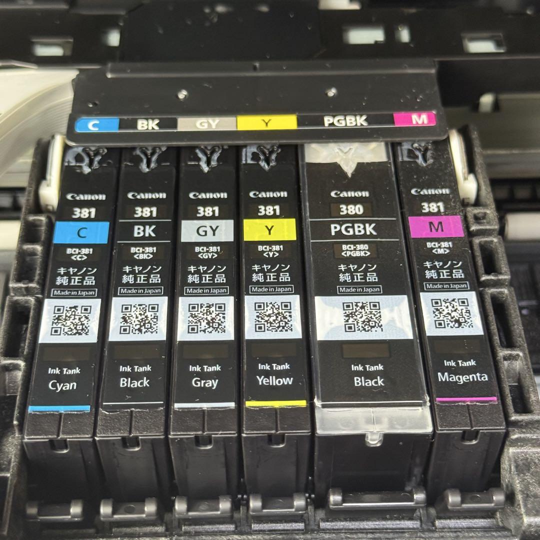 総印刷枚数269枚　TS8230 BK Canon PIXUS 純正インク付
