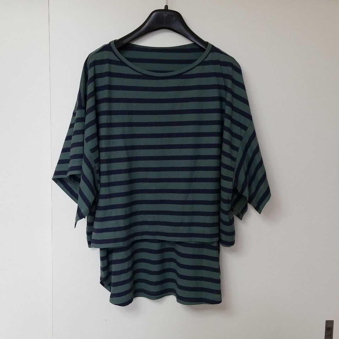 β　ベータ　大きいサイズ　幅広カットソー/タンクトップ　アンサンブル　15号