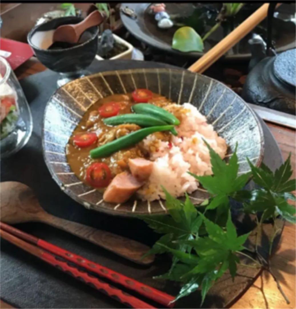 ショップで1番人気のカレー&パスタ皿3枚