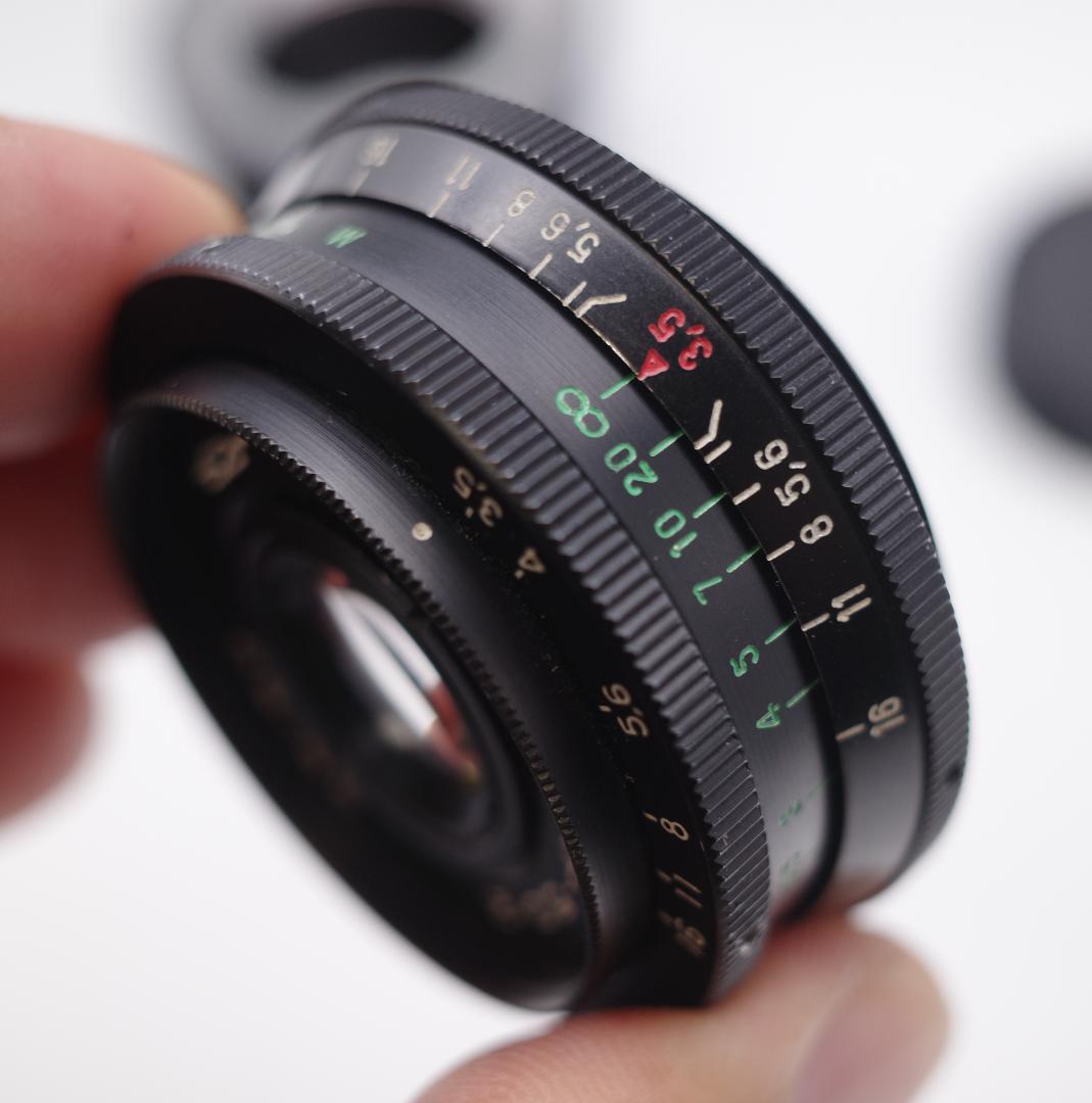 61 　美品　パンケーキ　インダスター50-2　50ｍｍF3.5アダプター付