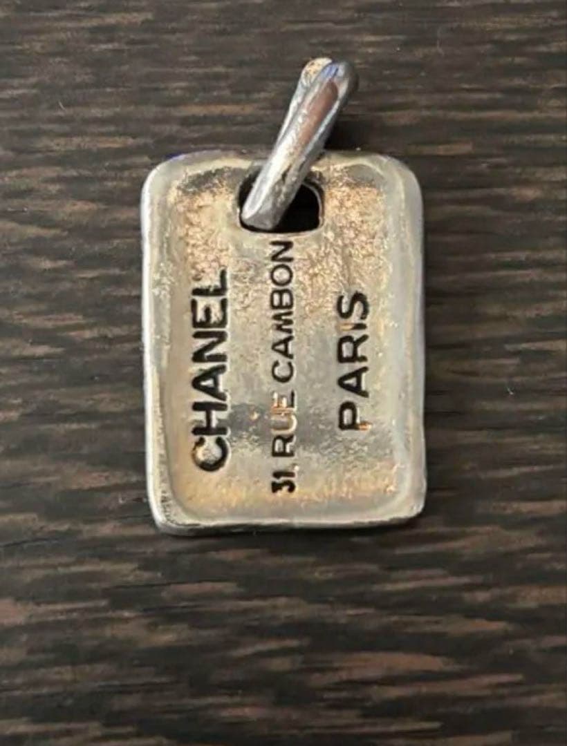 シャネル　CHANEL カンボン　ヴィンテージ　ネックレス　トップ