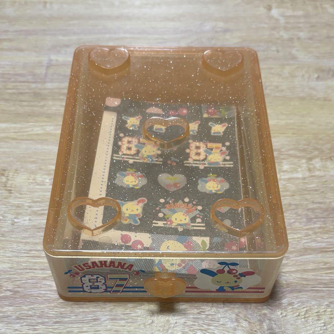 サンリオ　ウサハナ　スタッキング　引き出し　レターセット　レトロ