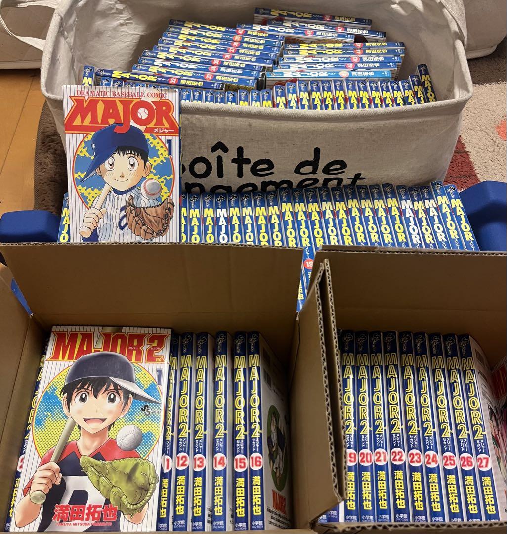 メジャー78巻、メジャー2nd29巻　全巻セット