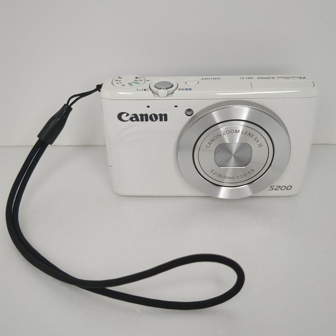 動作品 Canon キャノン PowerShot S200 ホワイト