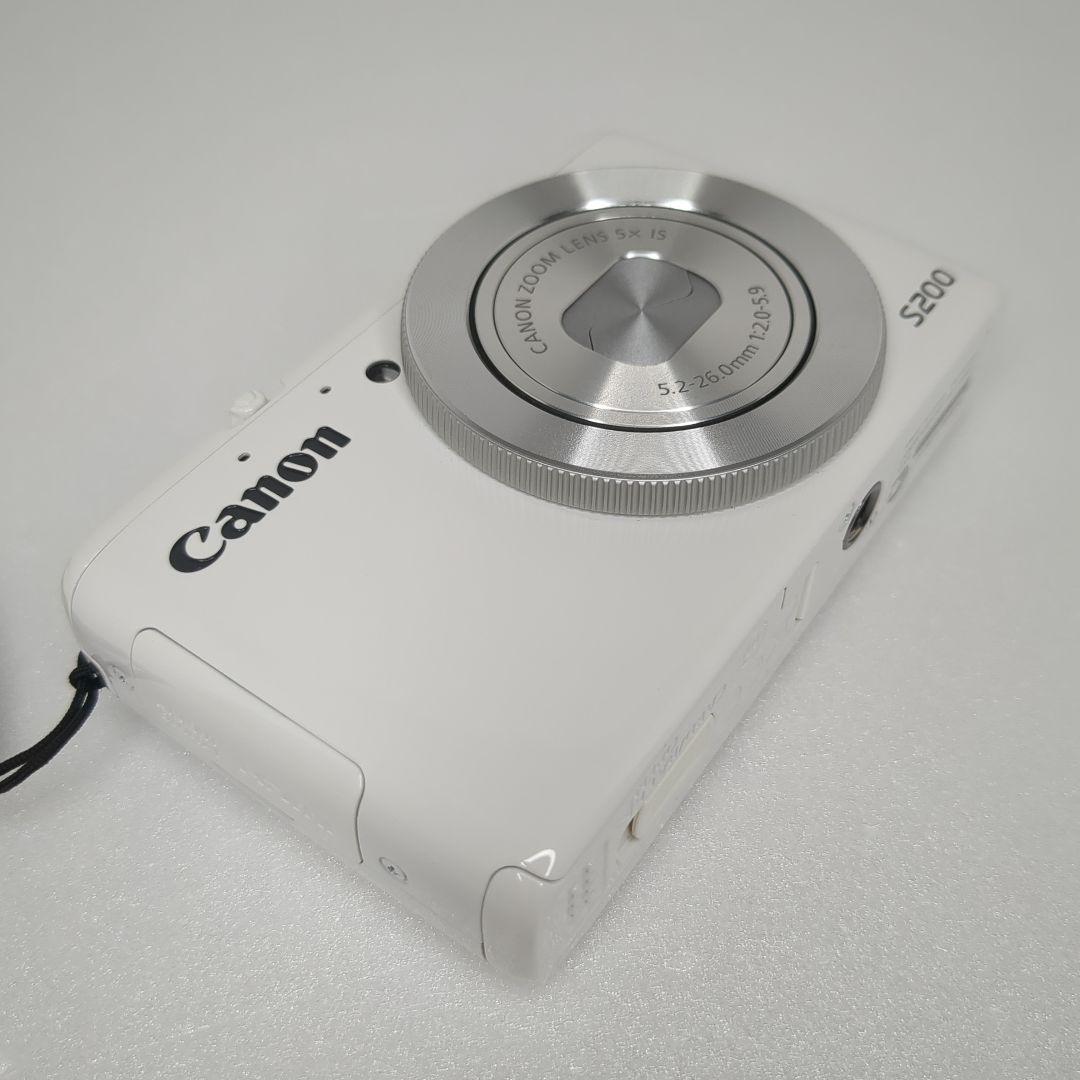 動作品 Canon キャノン PowerShot S200 ホワイト