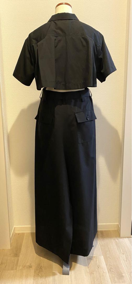 Sacai Suiting Mix Dress サカイ ドレス 2022ss