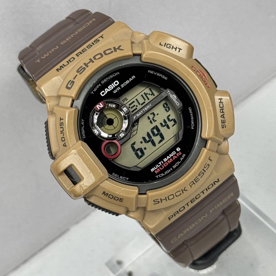 美品 G-SHOCK GW-9300ER マッドマン 電波ソーラー 限定カラー