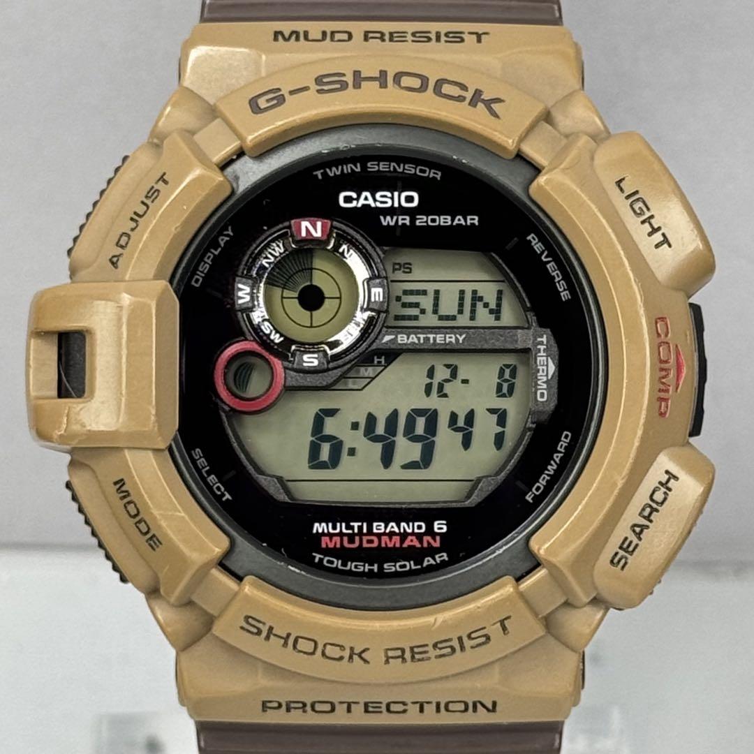 美品 G-SHOCK GW-9300ER マッドマン 電波ソーラー 限定カラー