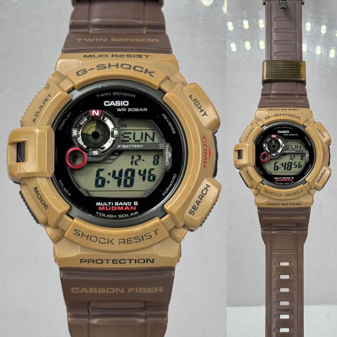 美品 G-SHOCK GW-9300ER マッドマン 電波ソーラー 限定カラー