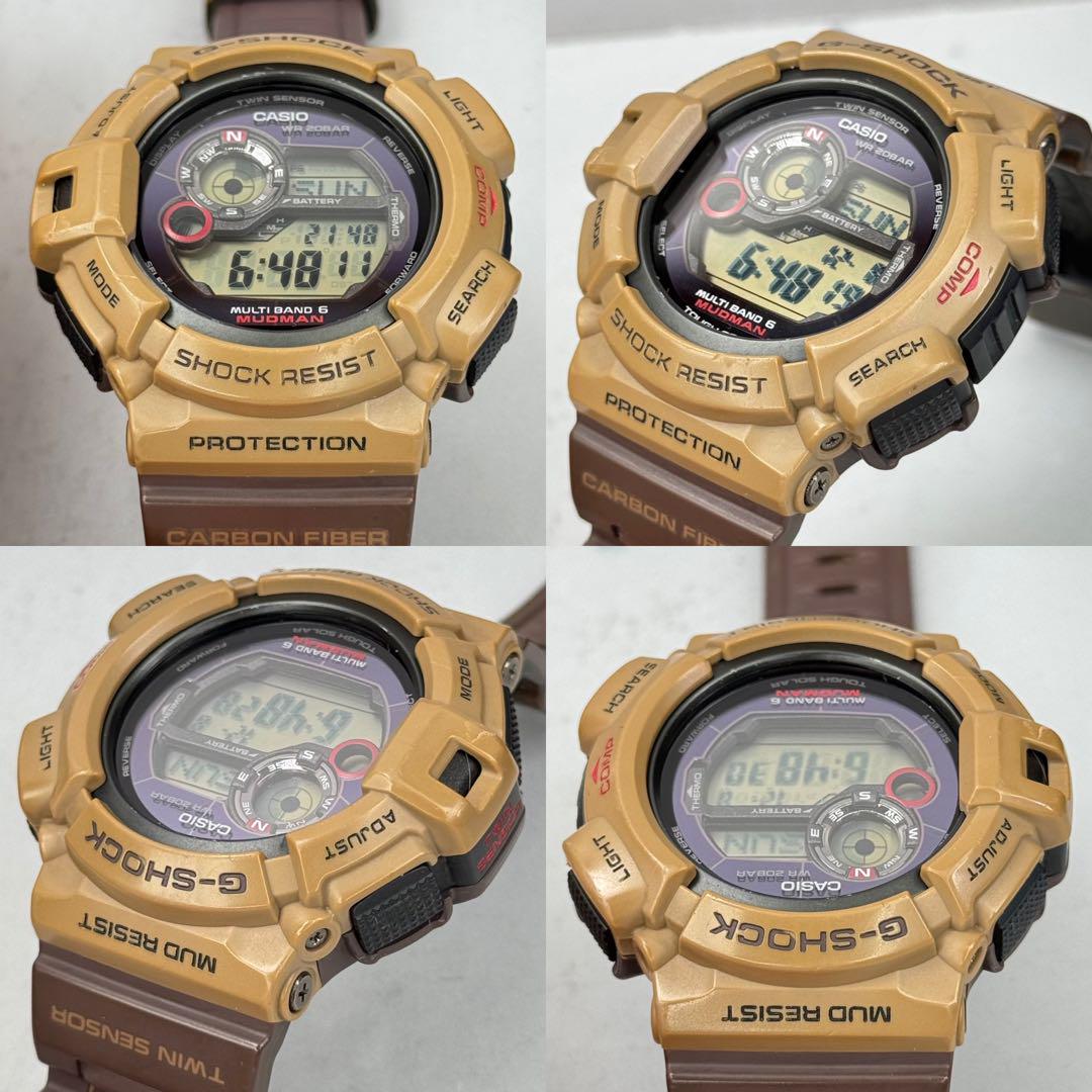 美品 G-SHOCK GW-9300ER マッドマン 電波ソーラー 限定カラー