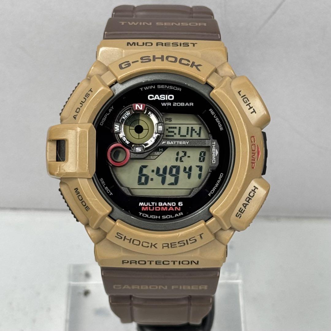 美品 G-SHOCK GW-9300ER マッドマン 電波ソーラー 限定カラー