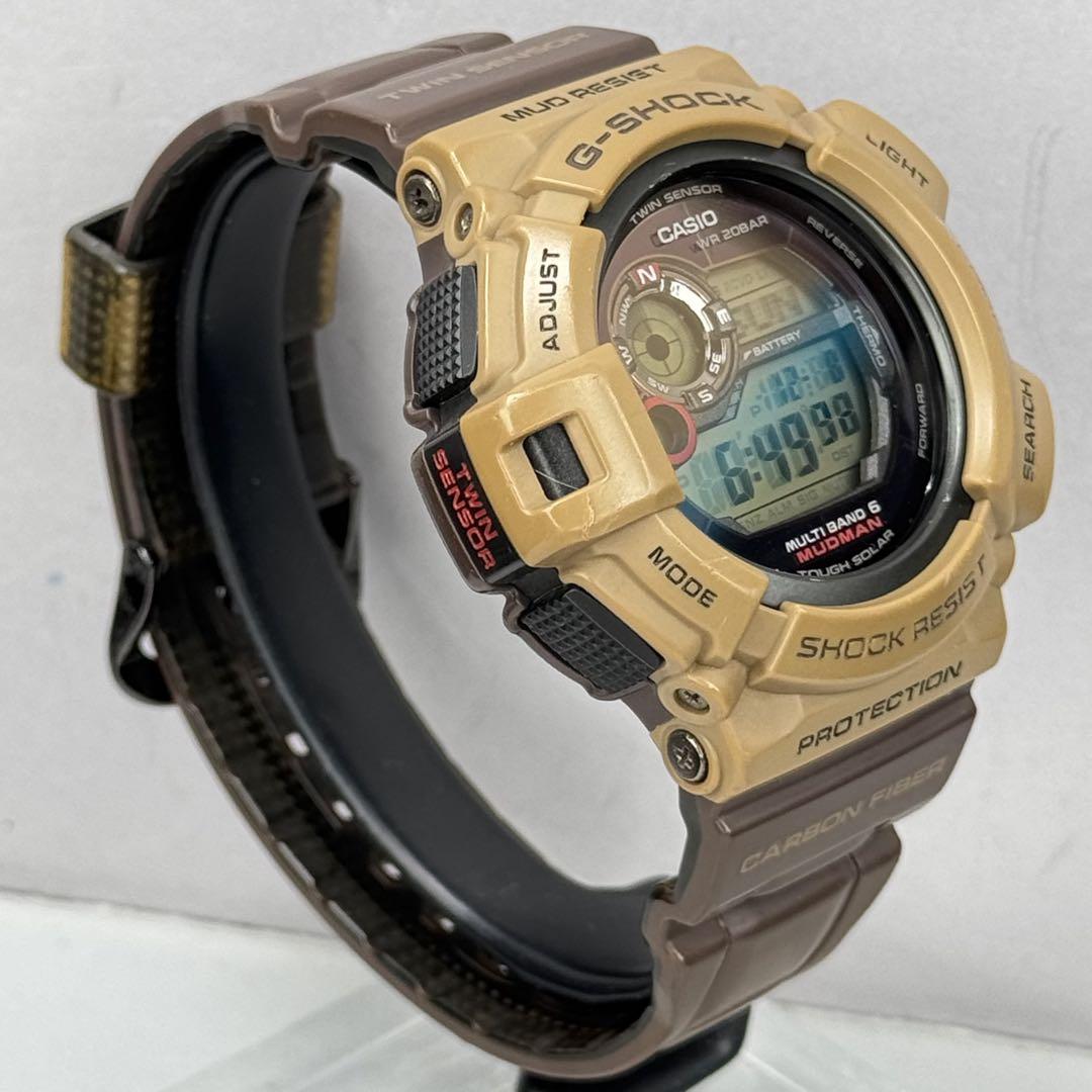 美品 G-SHOCK GW-9300ER マッドマン 電波ソーラー 限定カラー