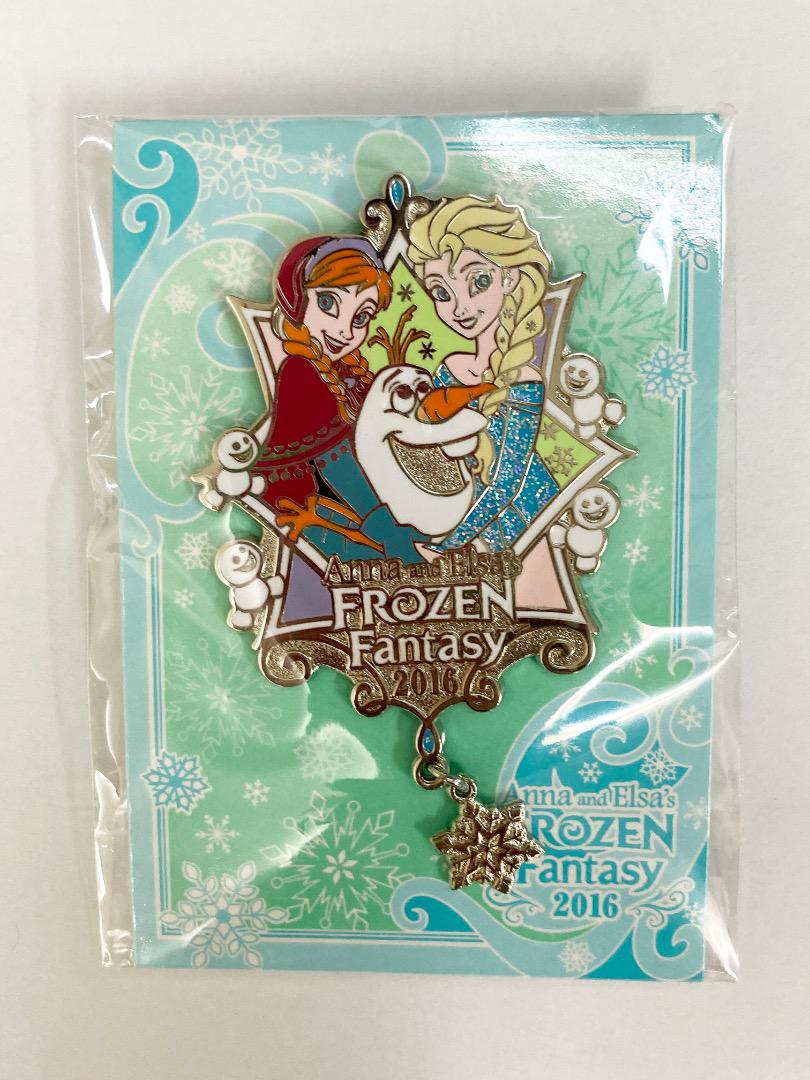 ★Dinsey★アナと雪の女王ピンバッジ★4個セット★アンバサダーホテル★
