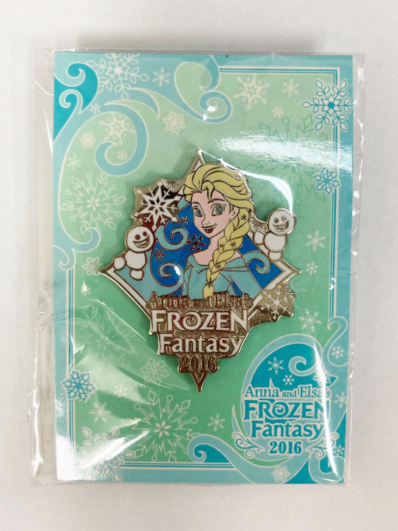 ★Dinsey★アナと雪の女王ピンバッジ★4個セット★アンバサダーホテル★