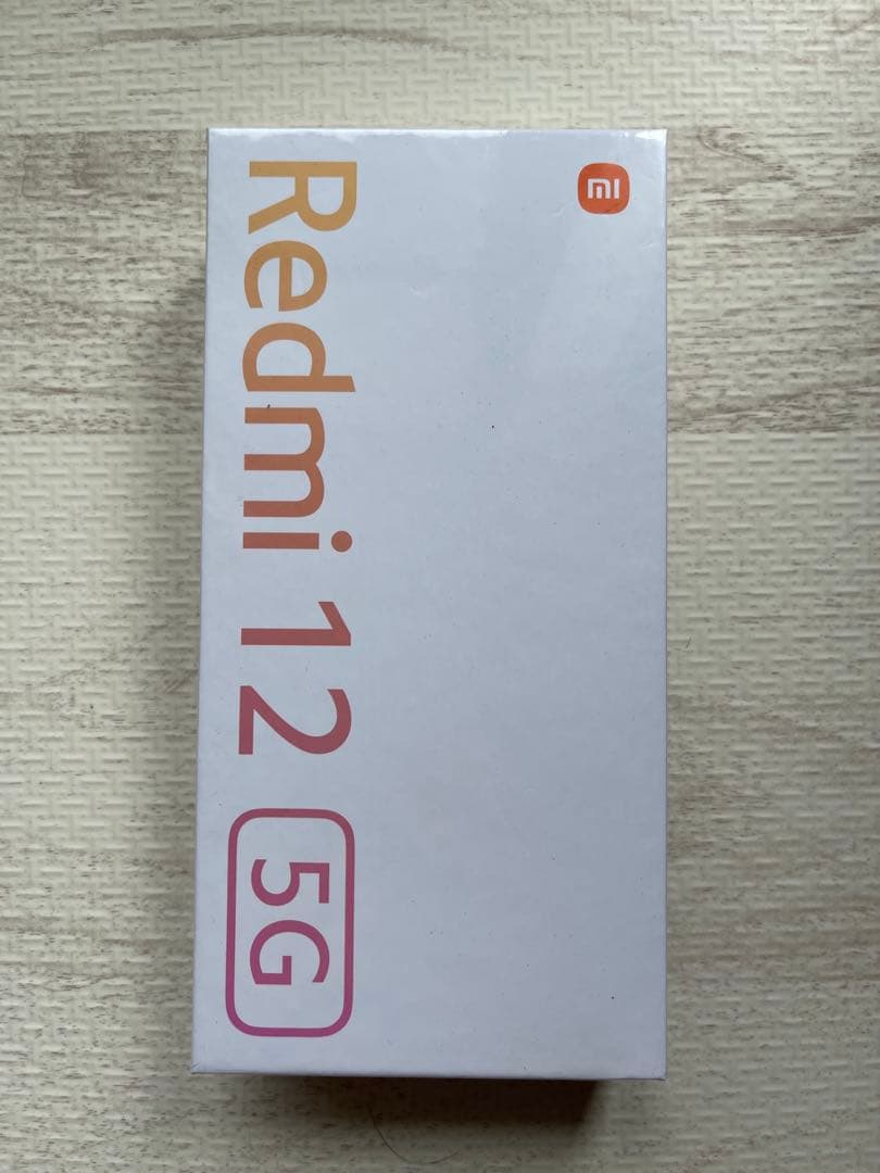 新品未開封 SIMフリー Xiaomi Redmi12 5G 128GB ROM