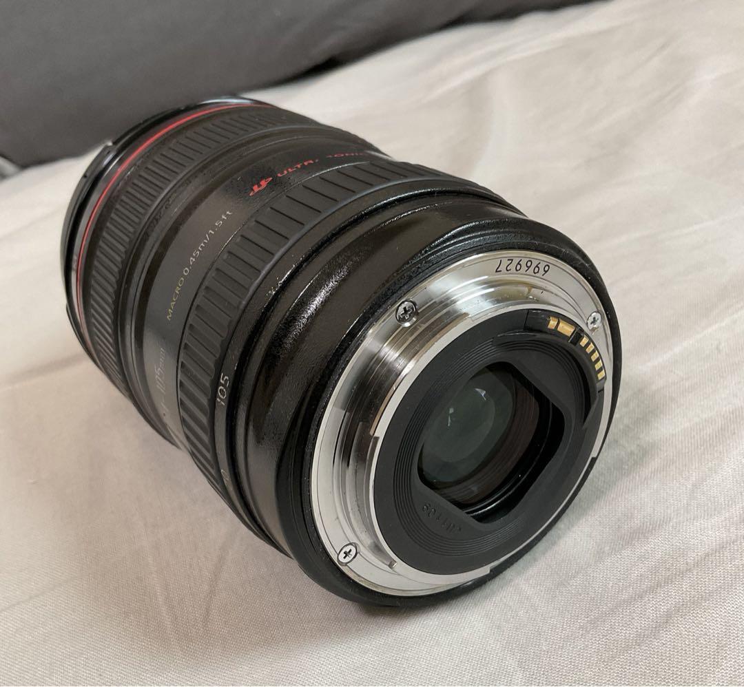 Canon EF 24-105mm f4L is USM（キャップ、フード付）
