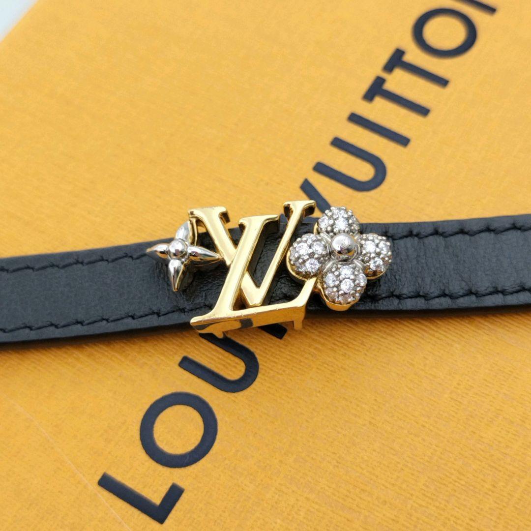 [SALE]ヴィトン Vuitton ブレスレット LV グラム ブラック ルイヴィトン LVブルーム ブレスレット ブラック