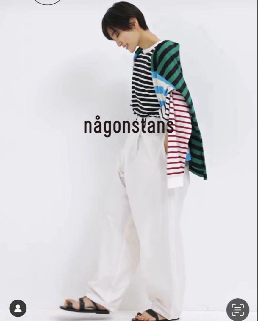 ナゴンスタンス　マルチカラーボーダー2wayカットソー　nagonstans