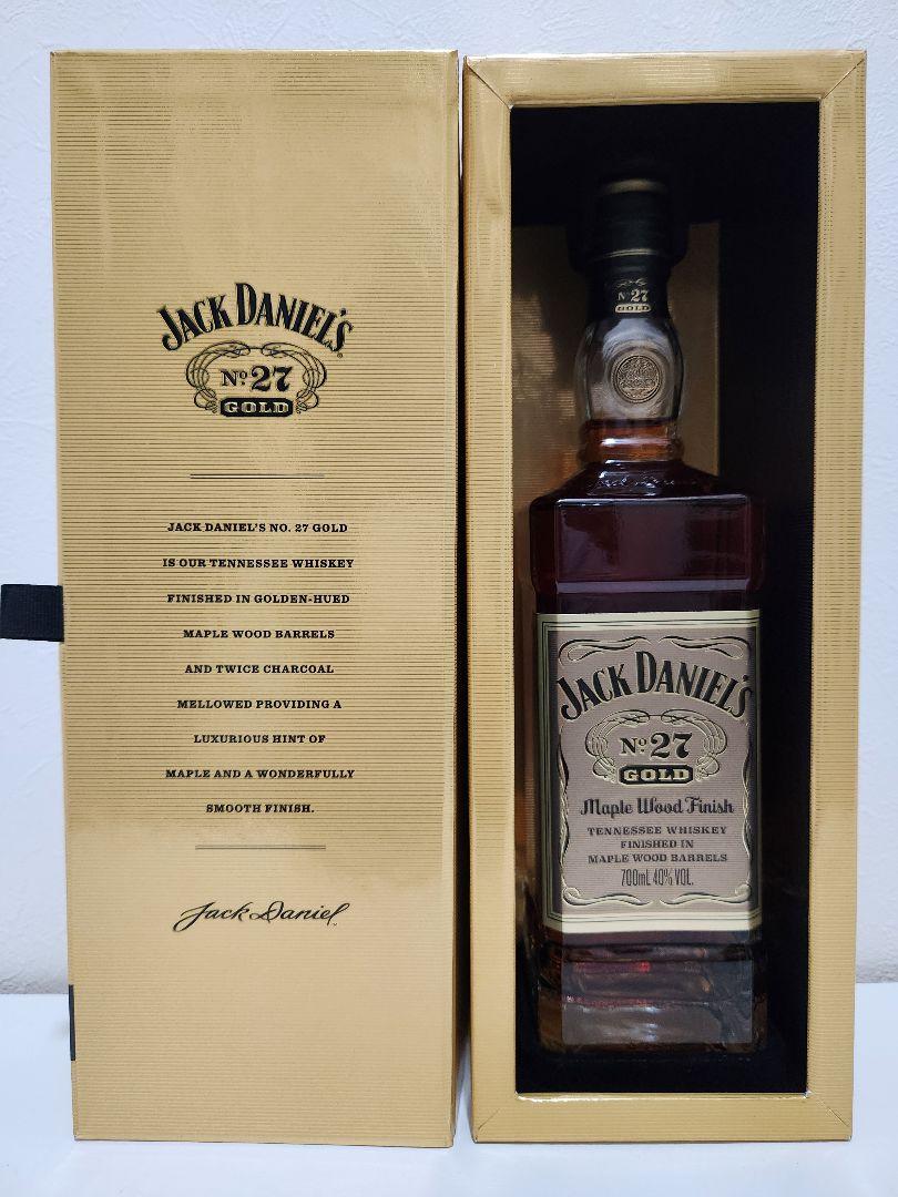 終売品 JACK DANIEL’S NO.27 GOLD 化粧箱付き
