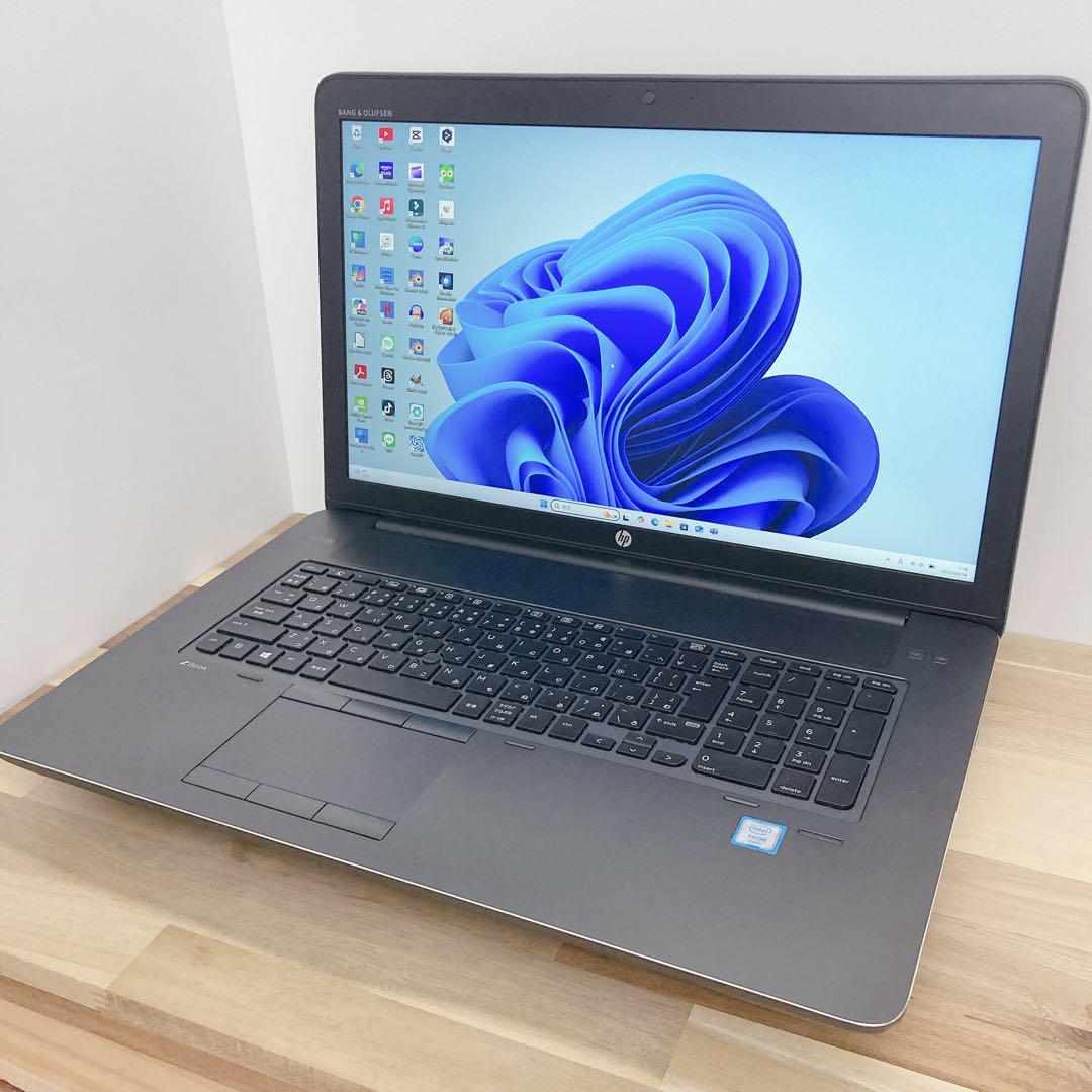 【ハイスペック/17インチ】HP Zbook i7 メモリ64GB 1TB