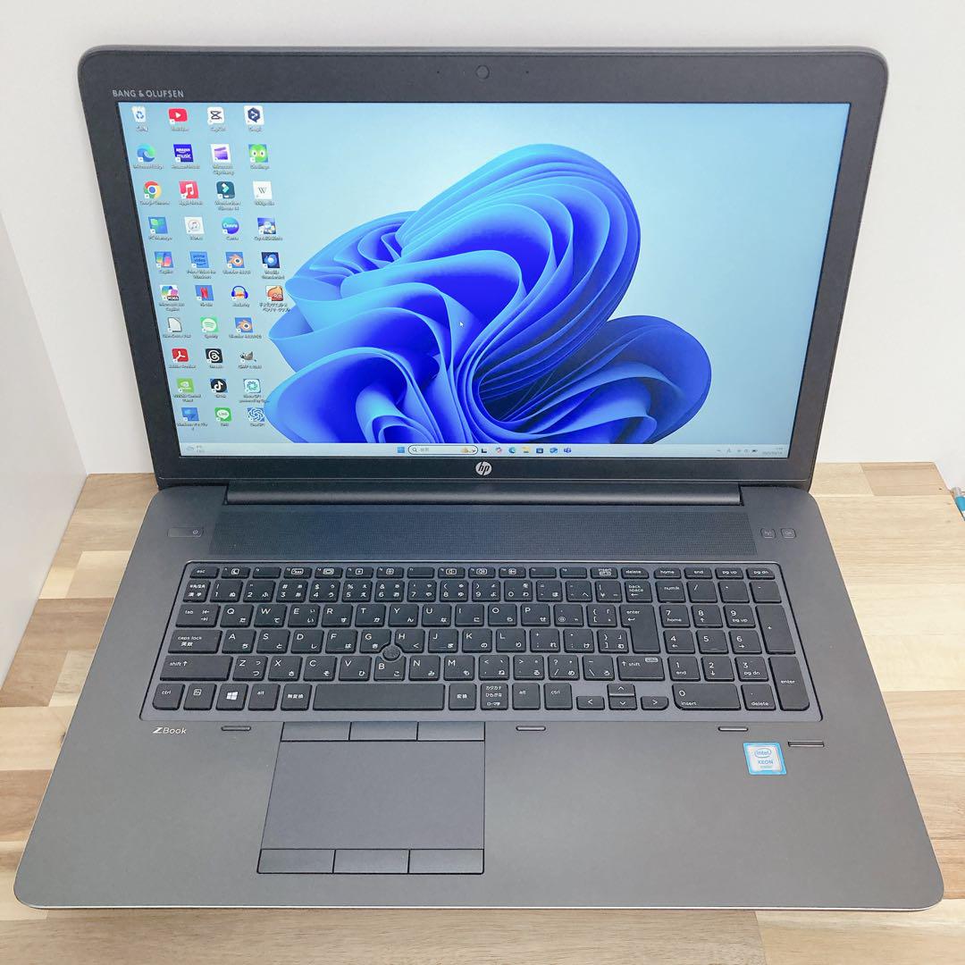 【ハイスペック/17インチ】HP Zbook i7 メモリ64GB 1TB
