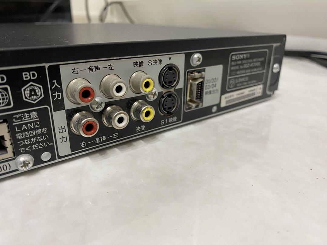 【美品】SONY ブルーレイレコーダー BDZ-AT300S リモコン付