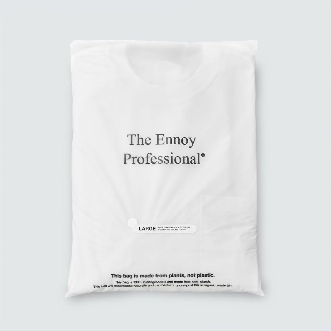 ENNOY POCKET & CREW 2PACK SS T-SHIRT