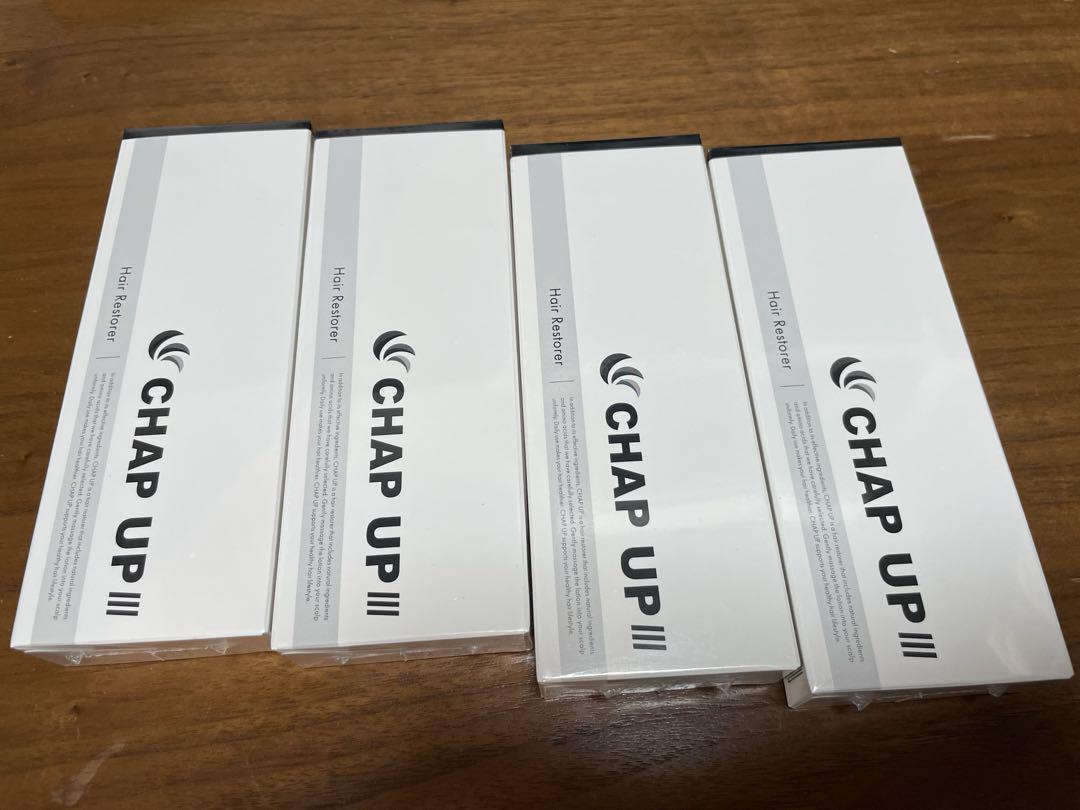チャップアップ　4本セット薬用育毛剤　未開封品