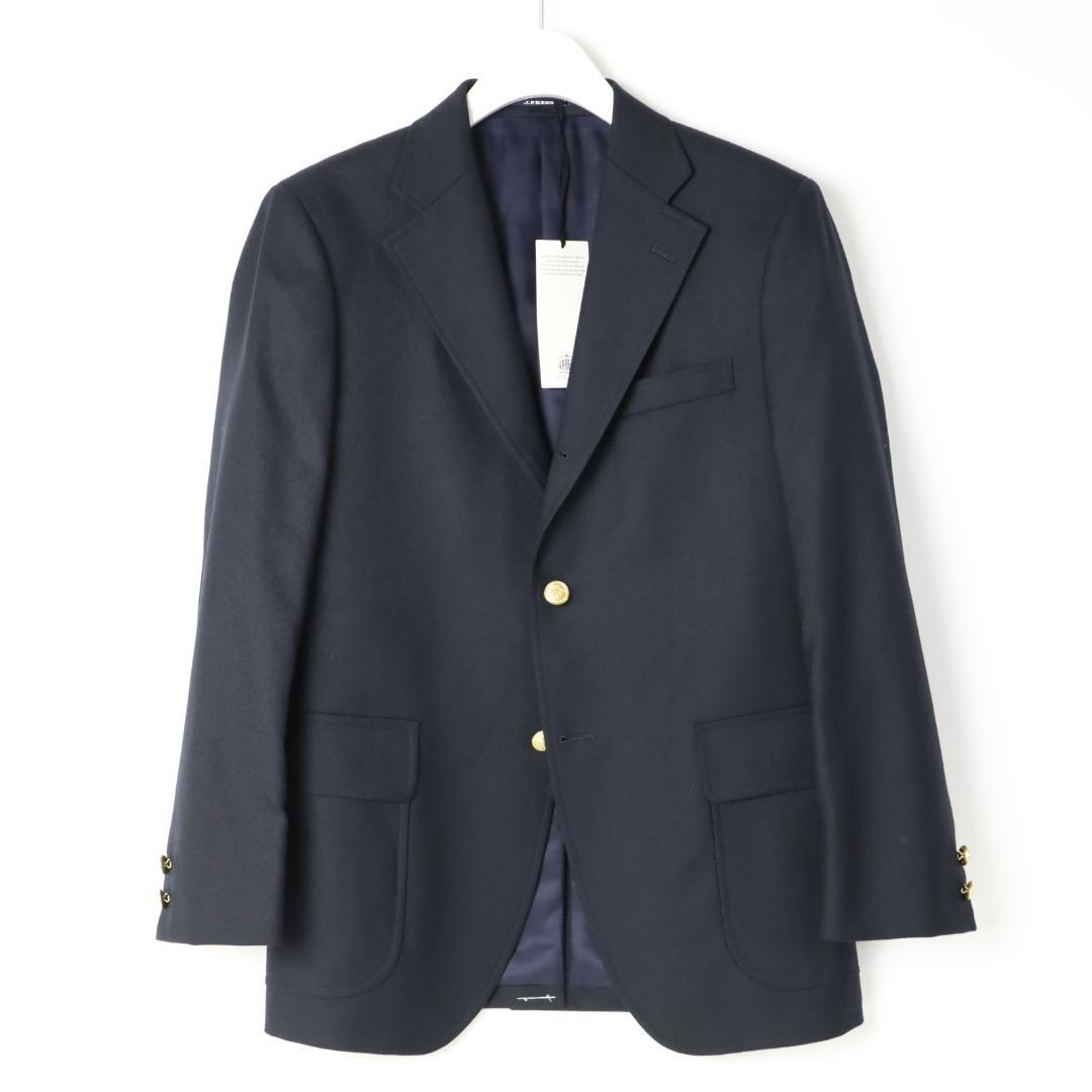428② 新品◆ ジェイプレス 定番 ペピンメリノ 紺ブレザー ジャケット A4