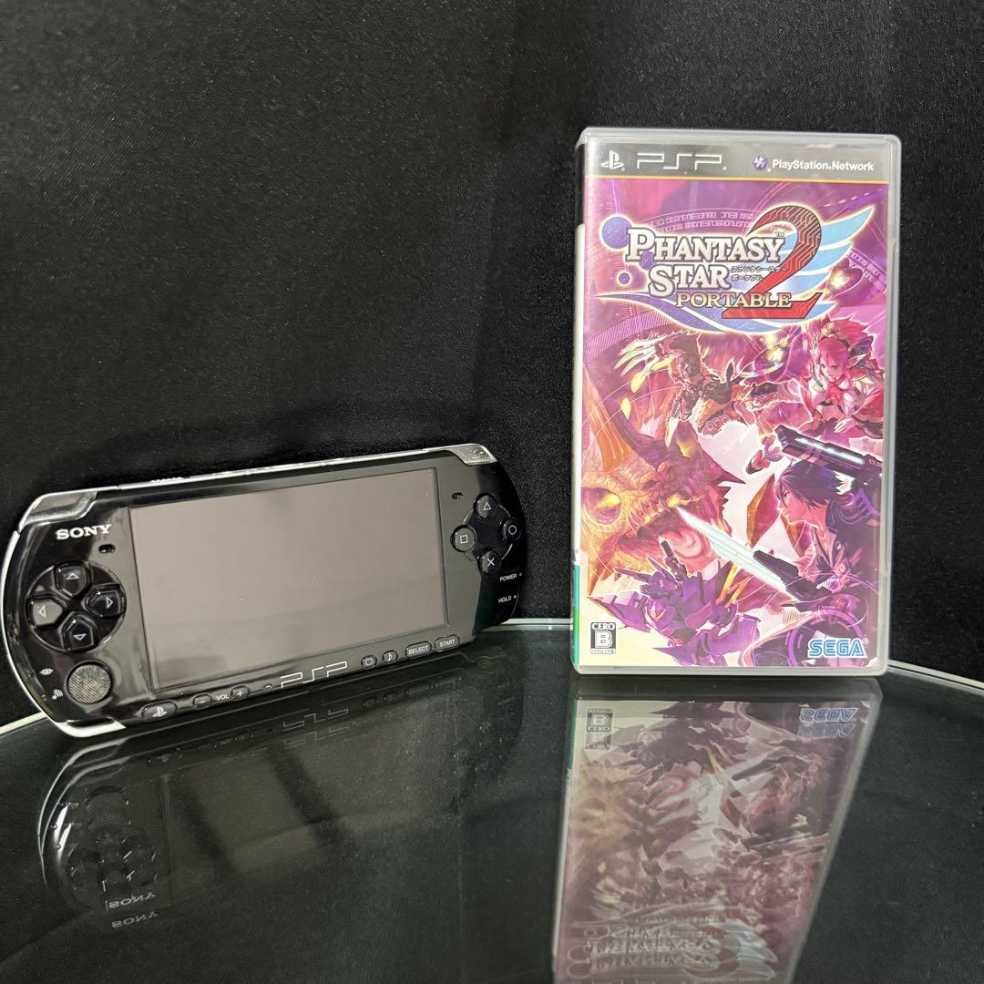SONY PSP3000 本体 シルバー メモリー付き ソフト5本 - メルカリ