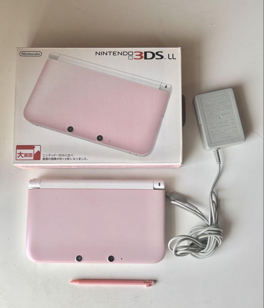 Nintendo 3DS LL ピンク×ホワイト 本体