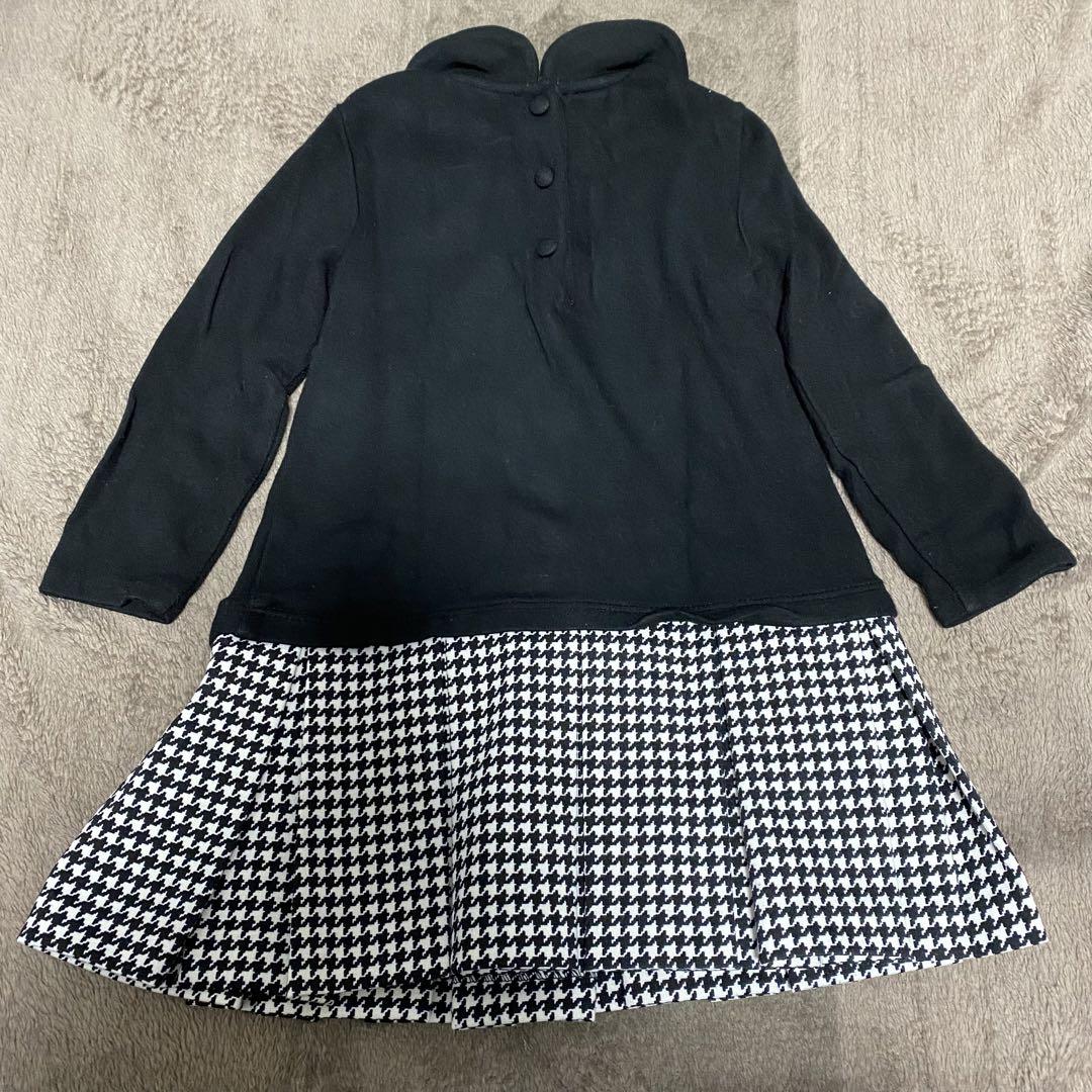 Ralph Lauren ラルフローレン12M 80 ワンピース 黒/白 千鳥柄 Ralph Lauren ラルフローレン12M 80 ワンピース 黒/白 千鳥柄