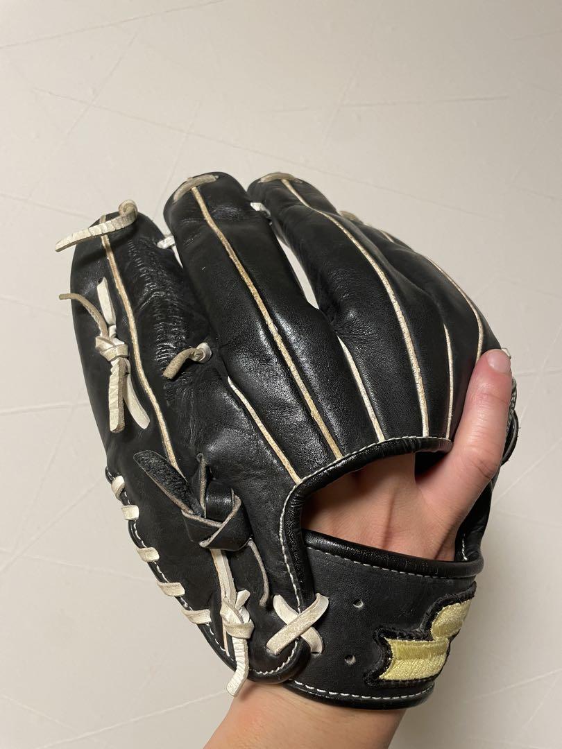【美品】SSK エスエスケー　軟式野球用　内野手用 黒色　白色　グローブ　野球