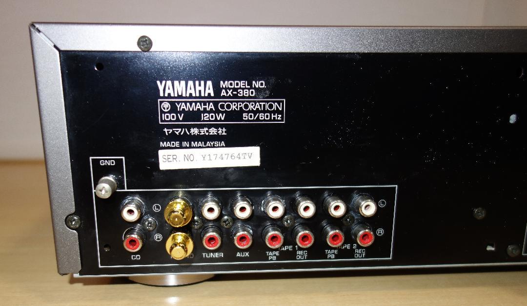 YAMAHA AX-380 プリメインアンプ